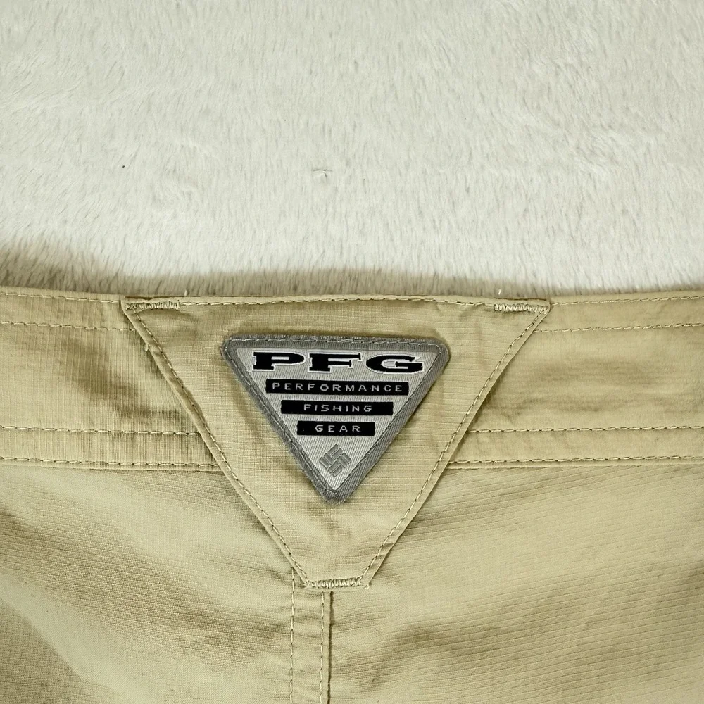 COLUMBIA PFG Blood and Guts III Convertible Fishing Hike Pants Rip Stop 54/32